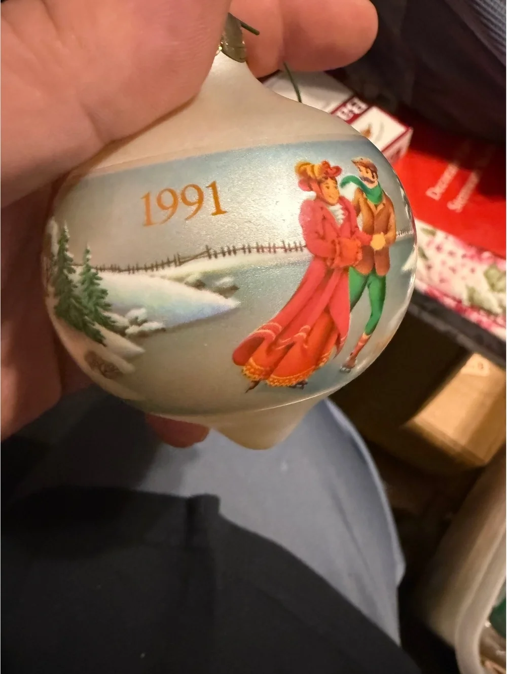 1991 Vintage Christmas Ornament - Our First Christmas Together